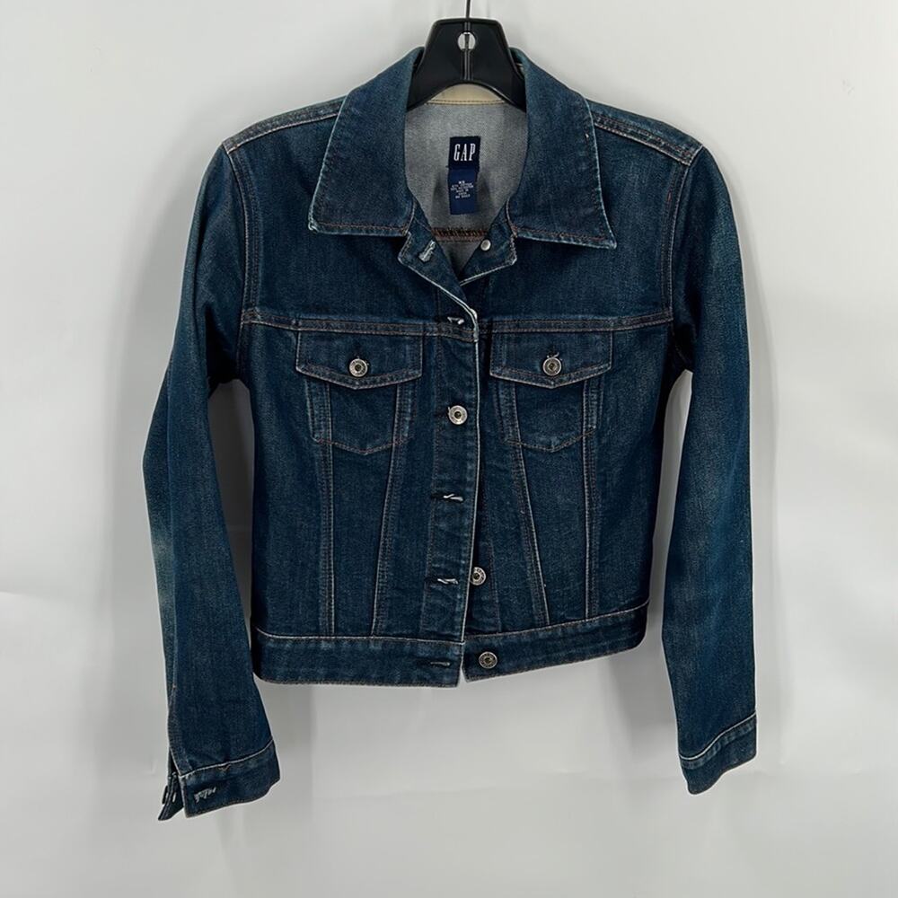 Gap Women's Blue Denim Jacket Size XS